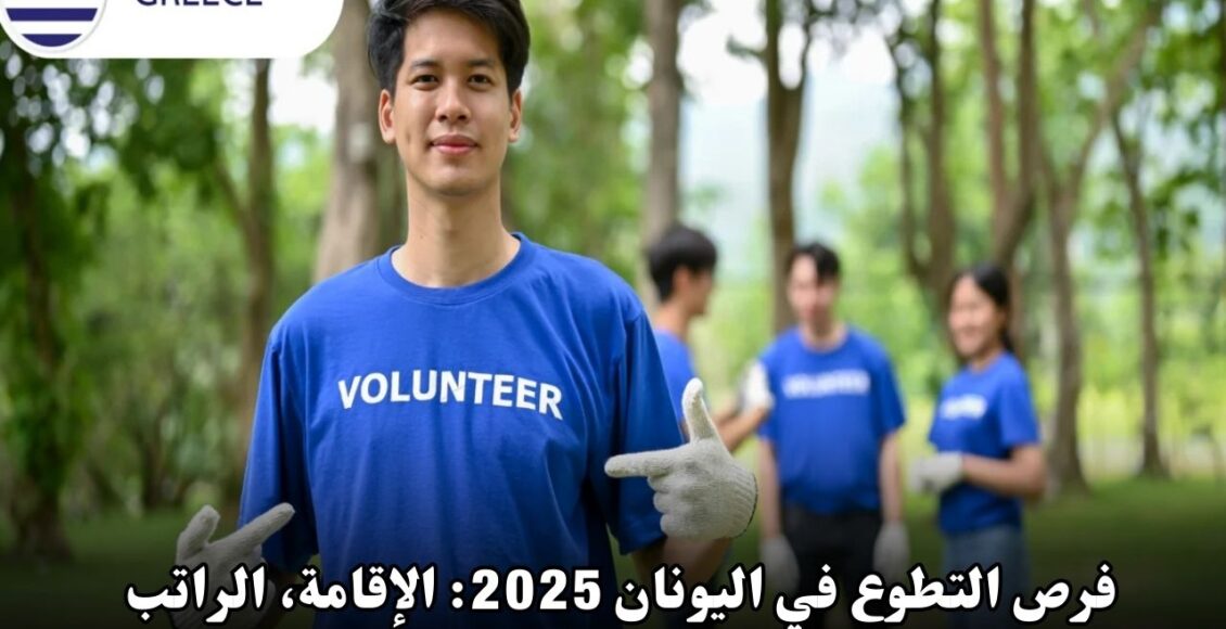 فرص التطوع في اليونان 2025: الإقامة، الراتب، والتأشيرة